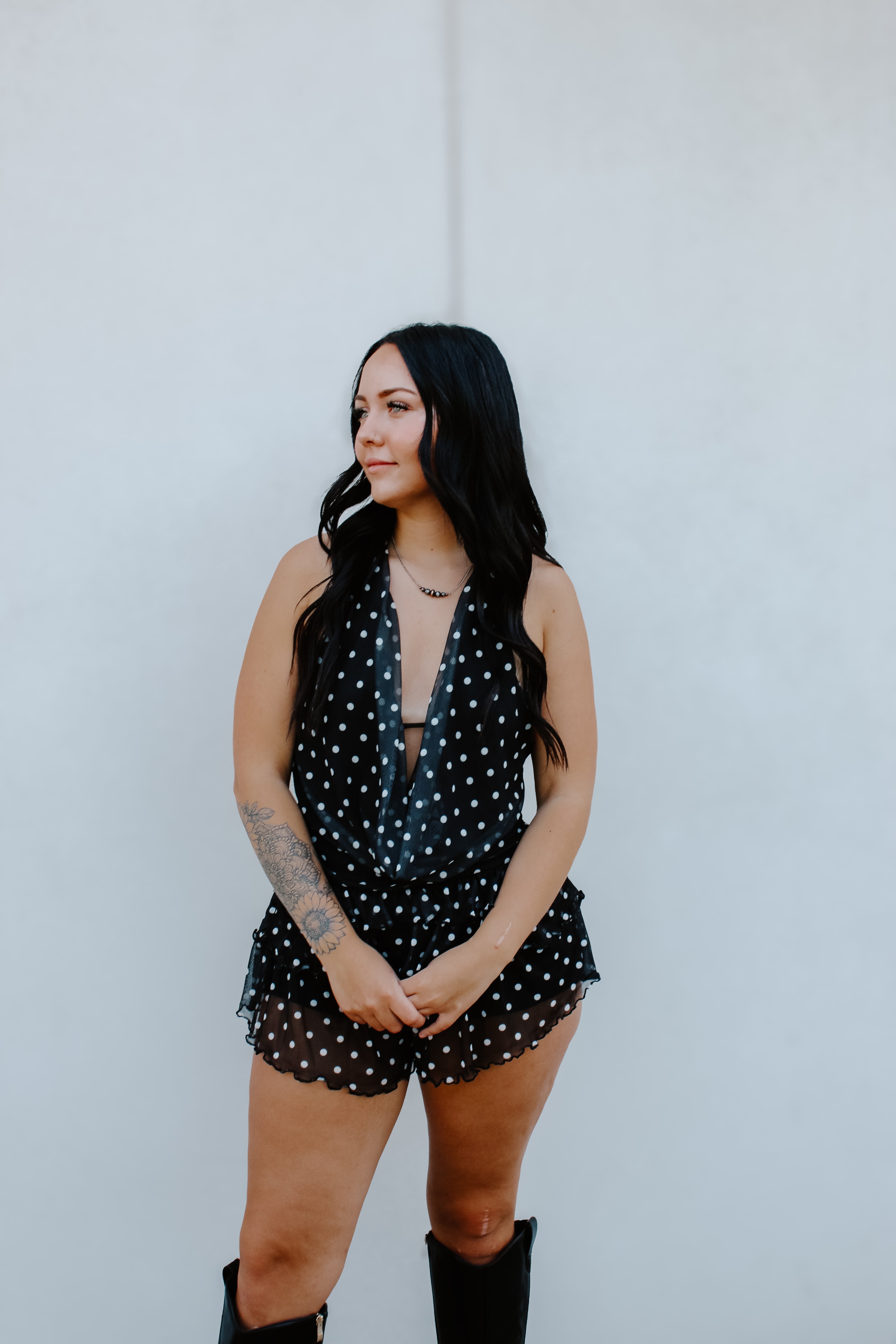 THE COHEN RUFFLE ROMPER
