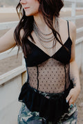 THE EVERETT SHEER LACE TOP