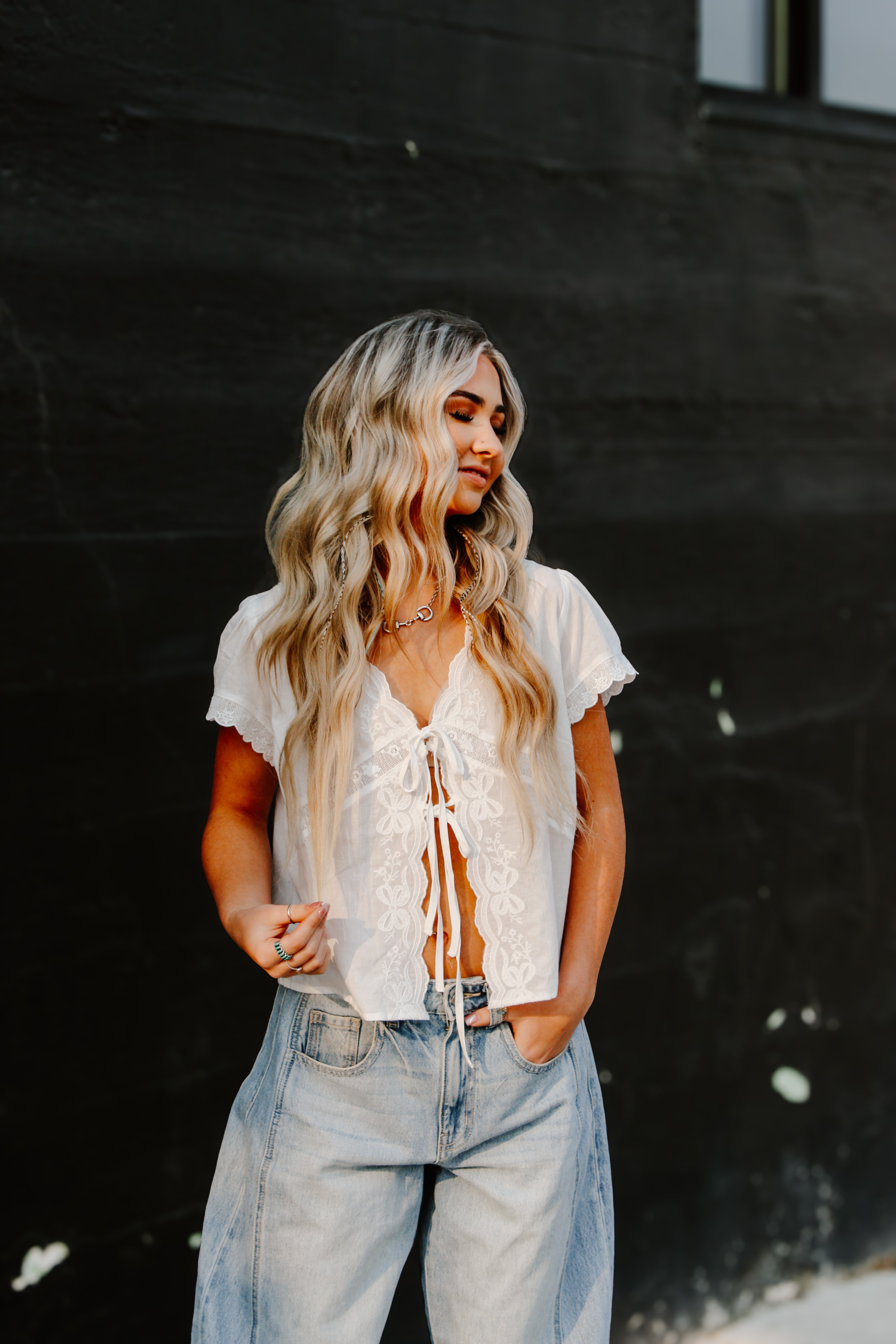 THE SARAH TIE TOP