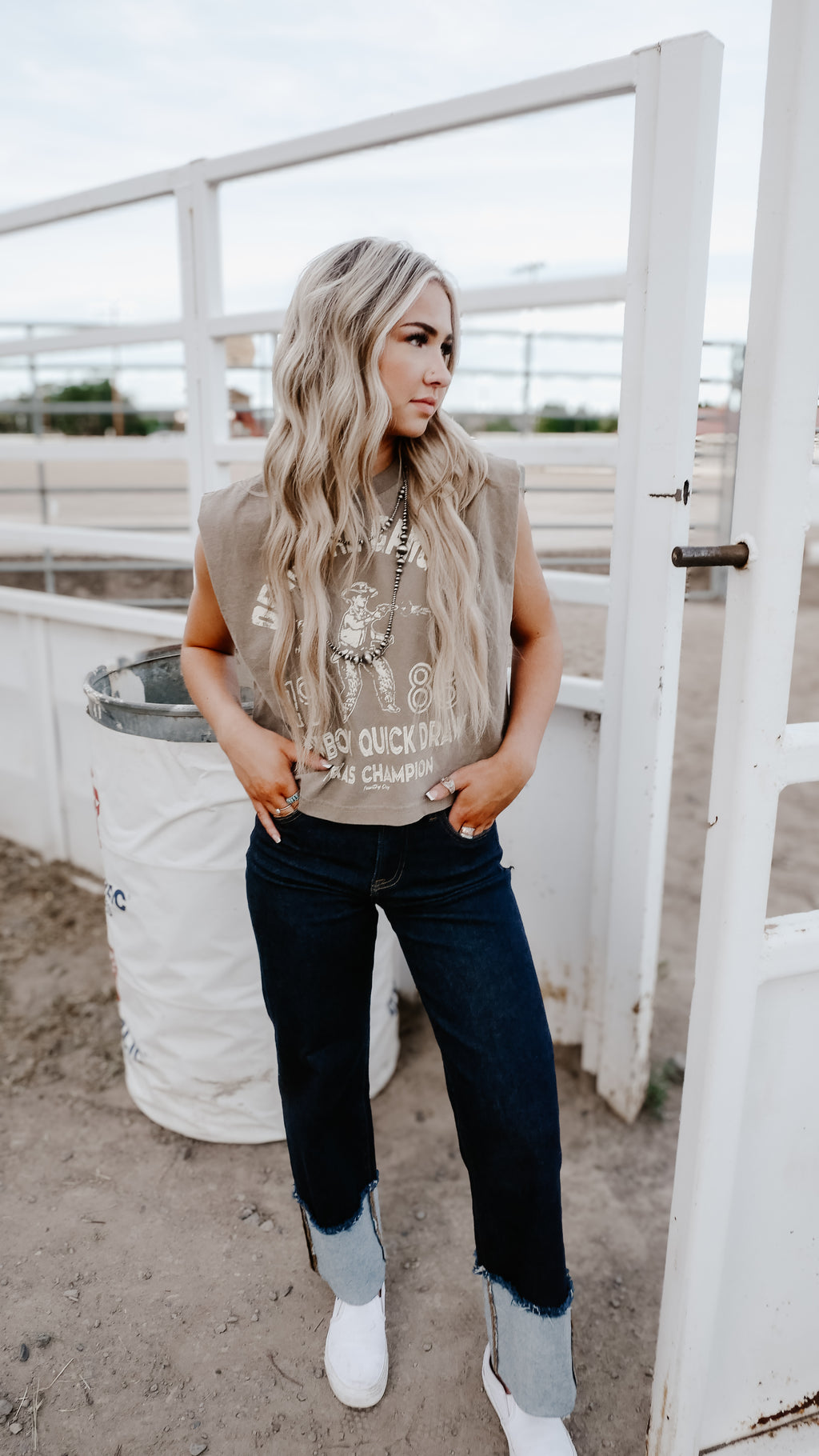THE ORIGINAL COWGIRL CUFF JEANS