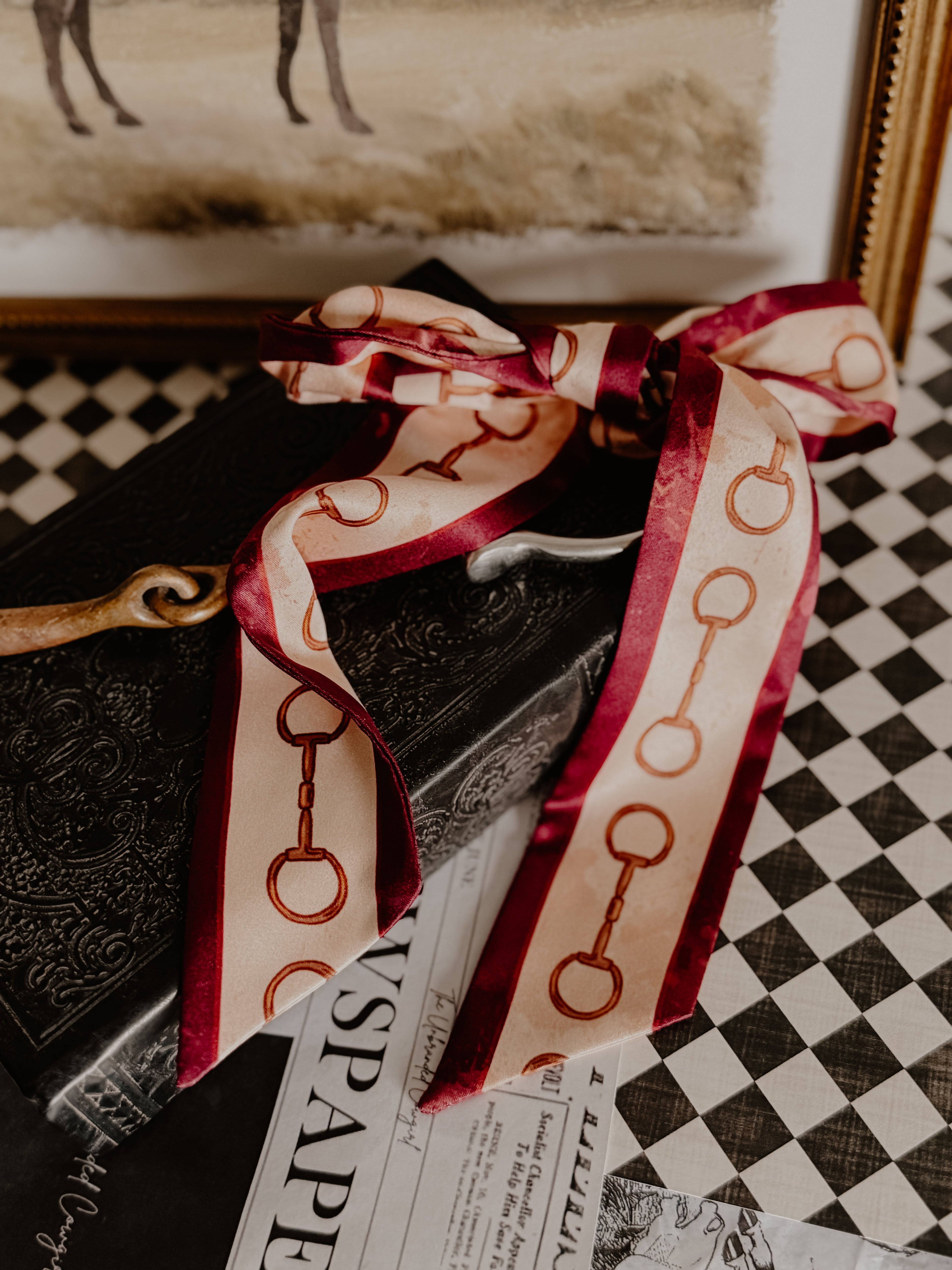 THE SNAFFLE BIT SILK TWILLY￼￼