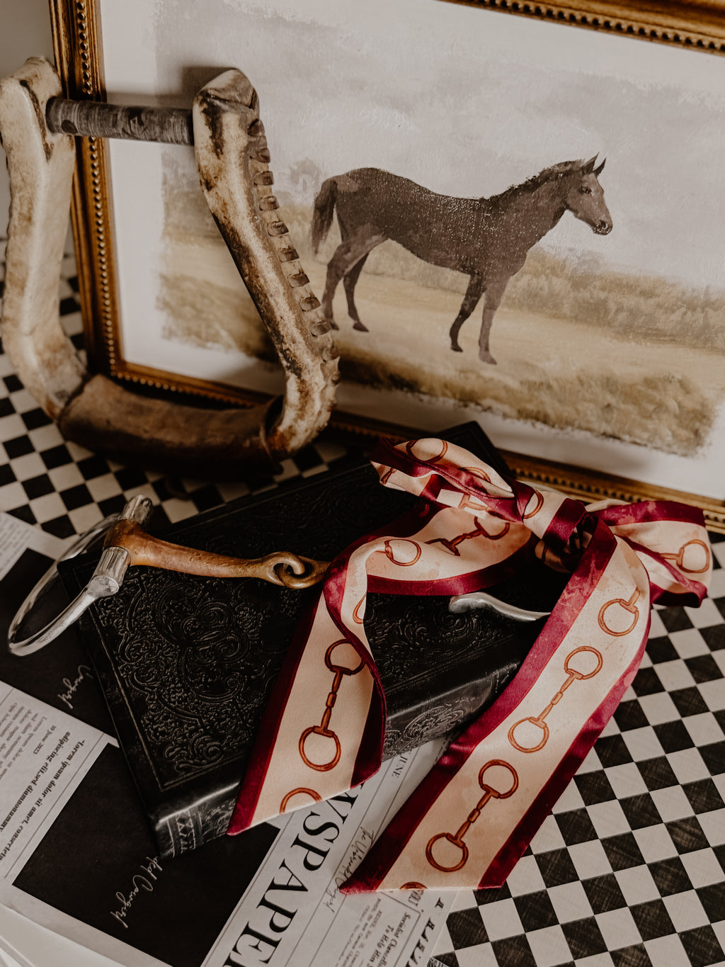 THE SNAFFLE BIT SILK TWILLY￼￼