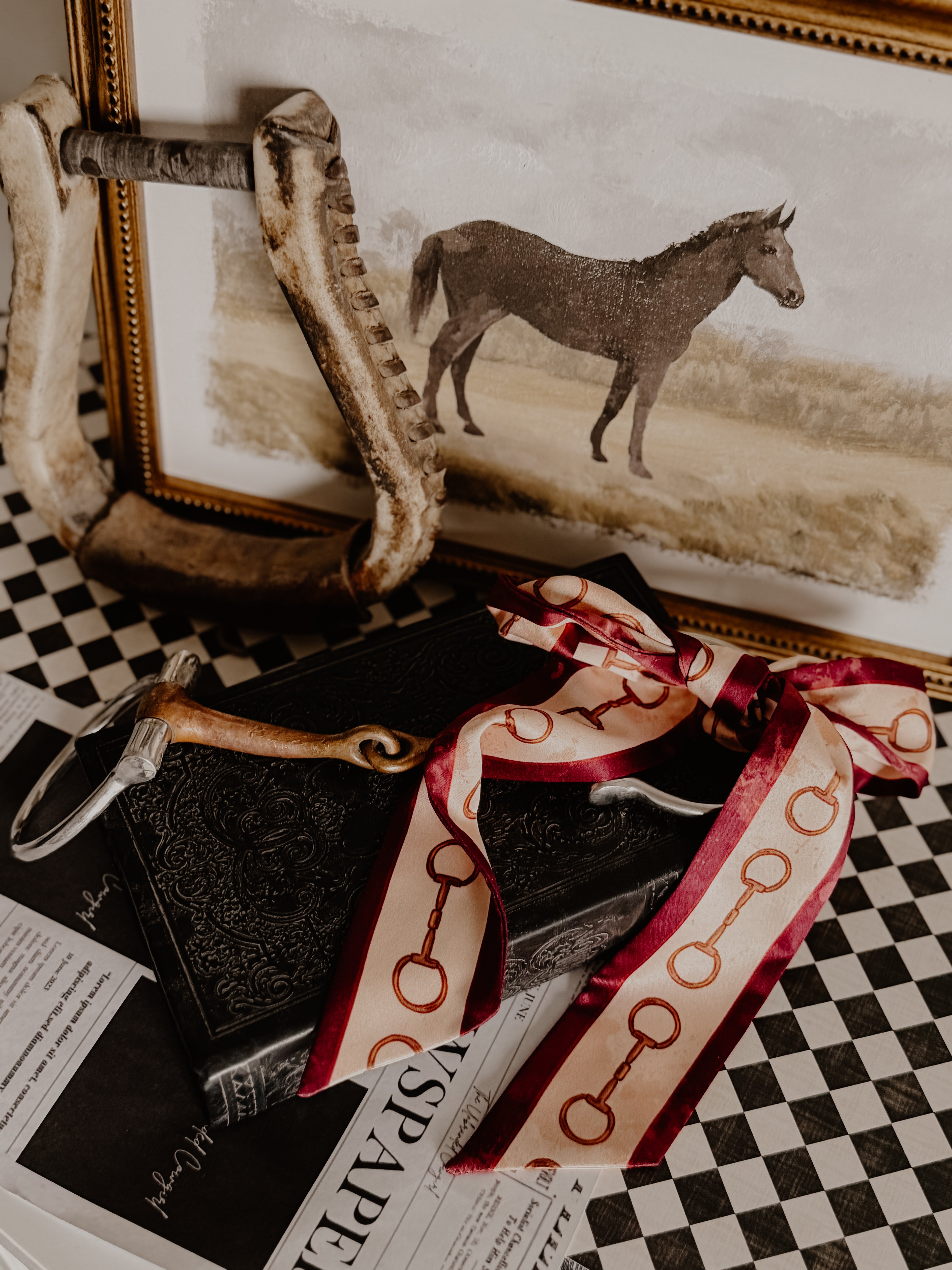 THE SNAFFLE BIT SILK TWILLY￼￼