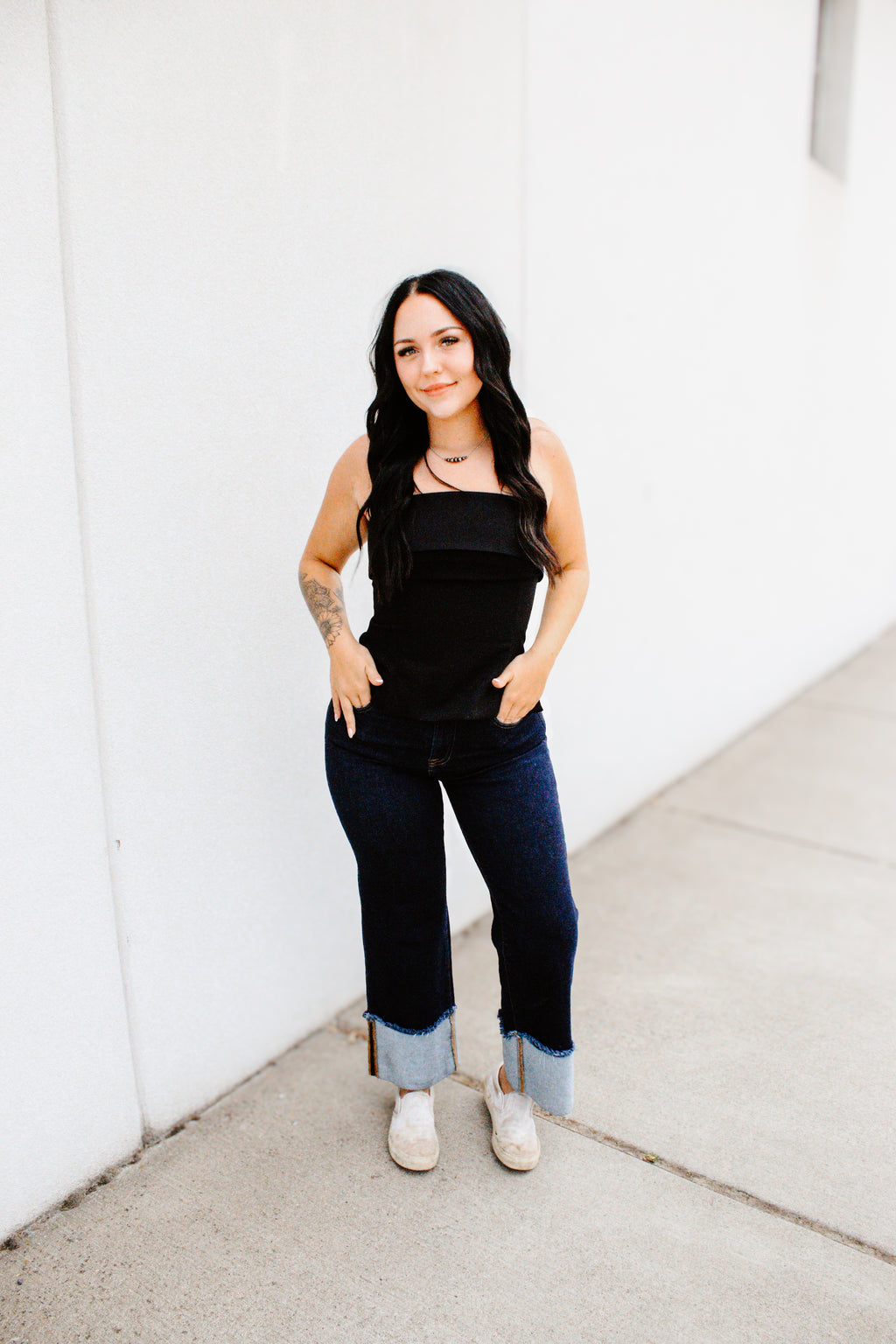 THE TESS SIDE SLIT TOP