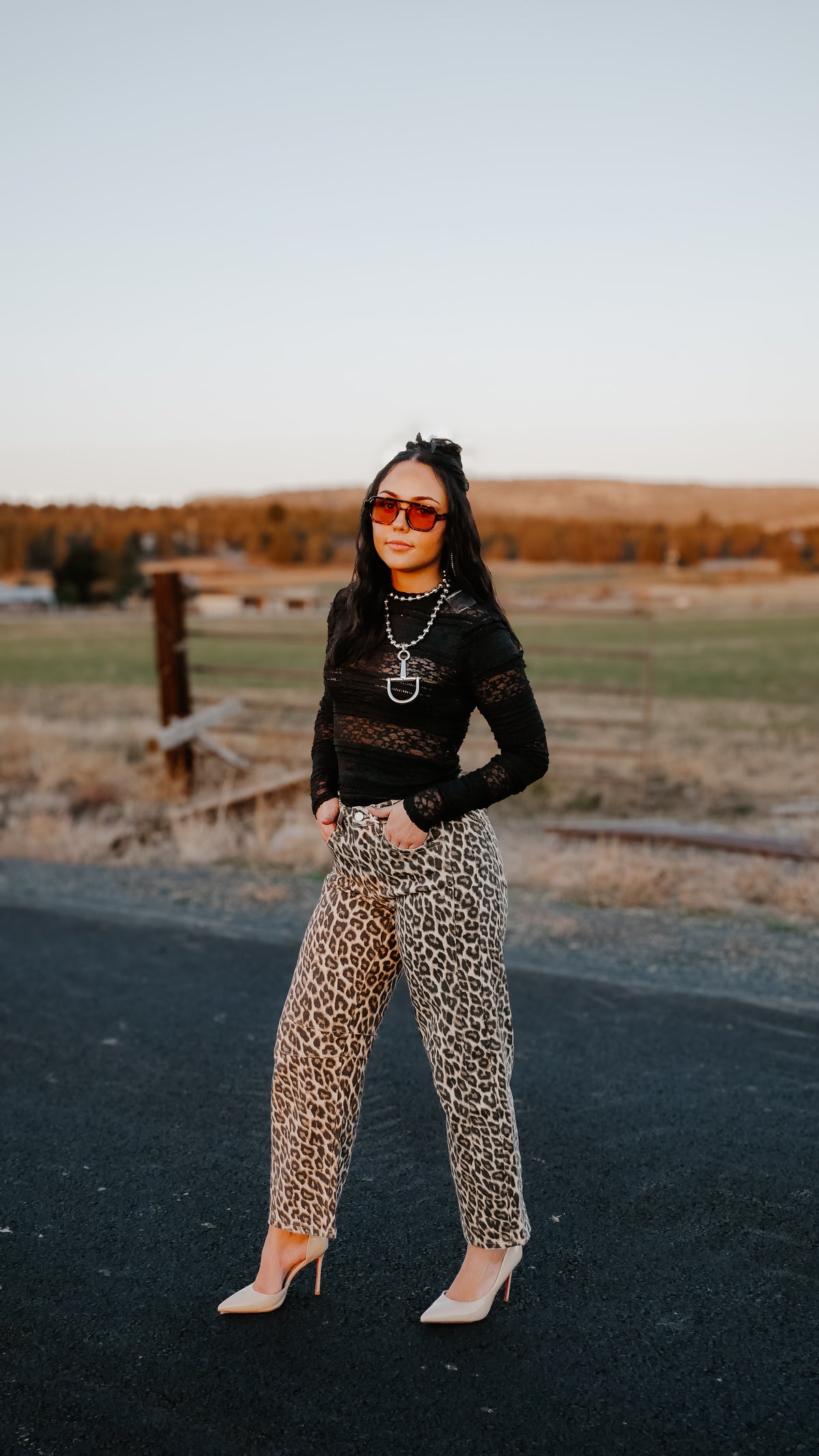 THE KATE DARK LEOPARD BARREL