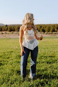 THE EVERETT SHEER LACE TOP