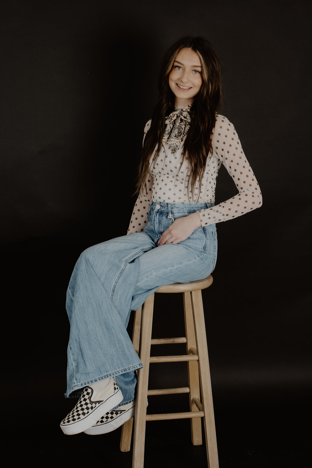 THE OLIVA WIDE LEG JEANS