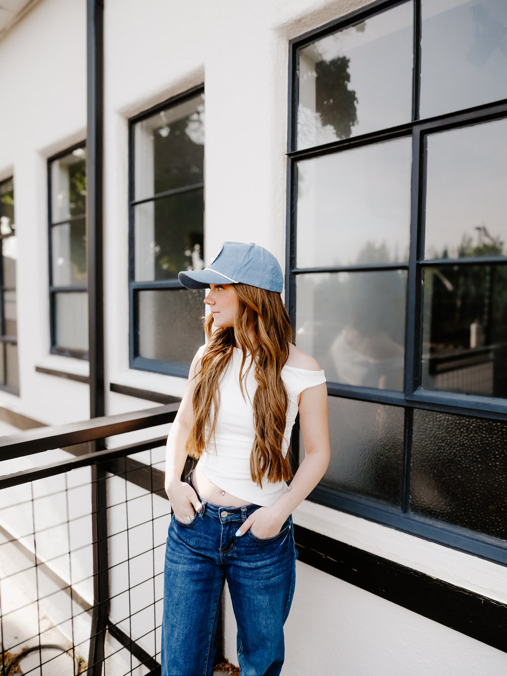 THE ELLA CONCHO TRUCKER HAT