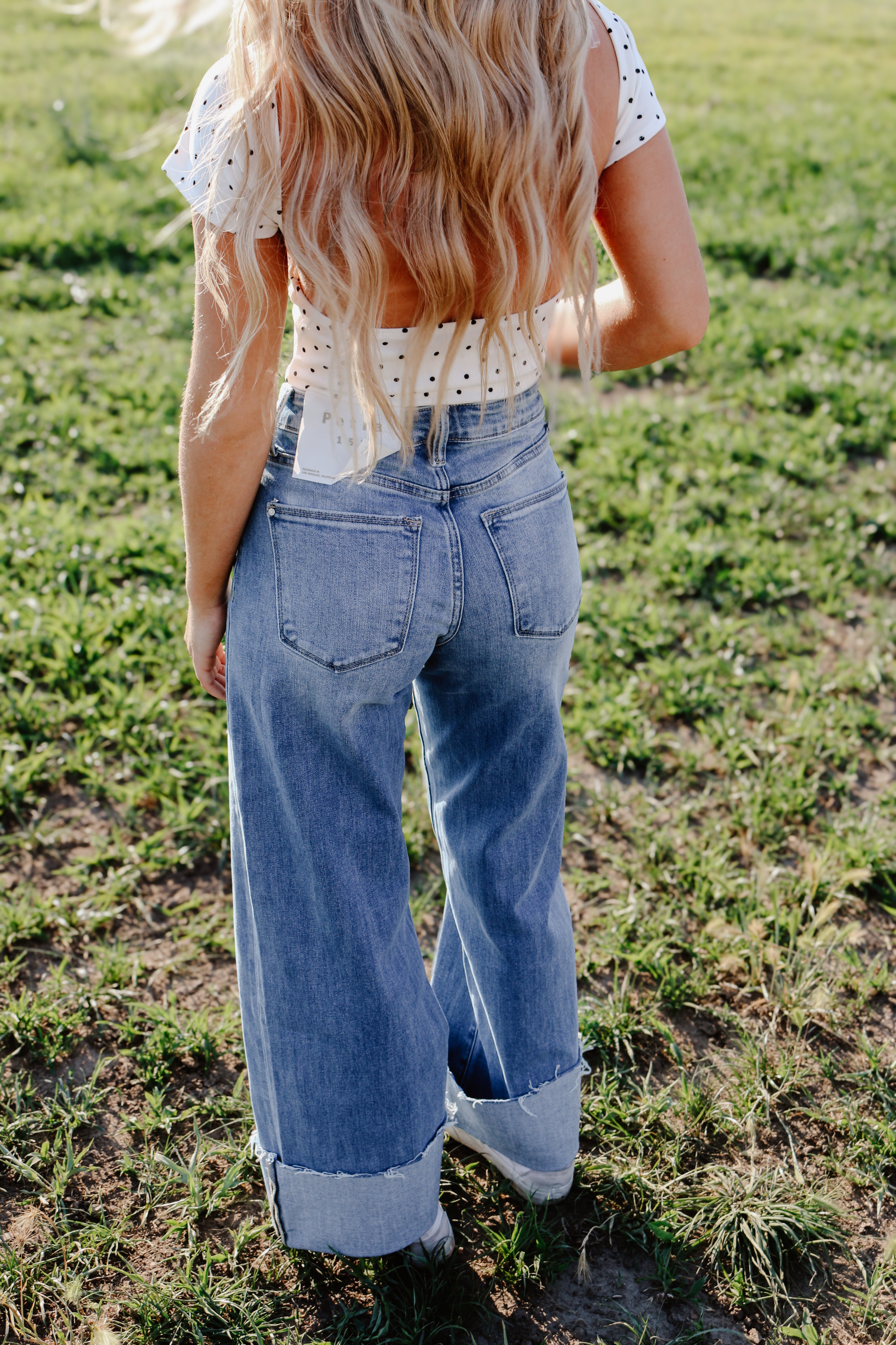 THE HEATHER CUFF JEANS