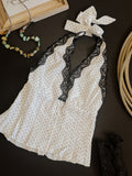 THE GRACELYN HALTER TOP - WHITE