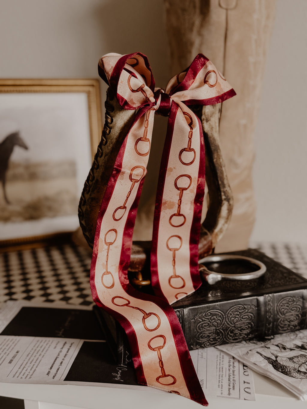 THE SNAFFLE BIT SILK TWILLY￼￼