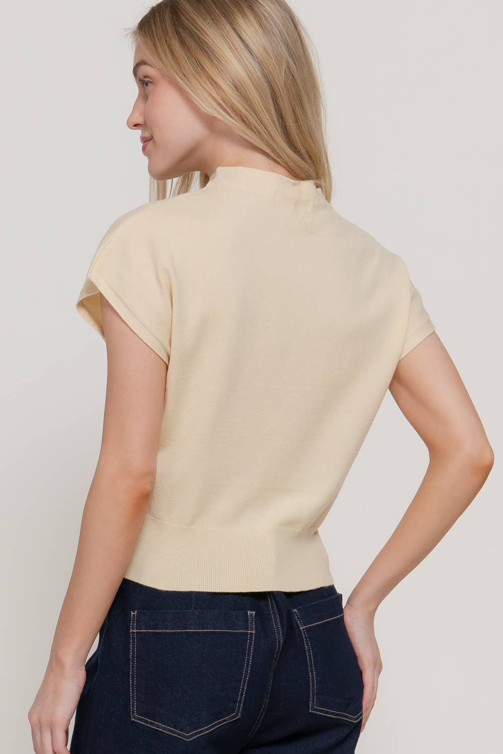 THE TAYLOR MOCK SWEATER TOP