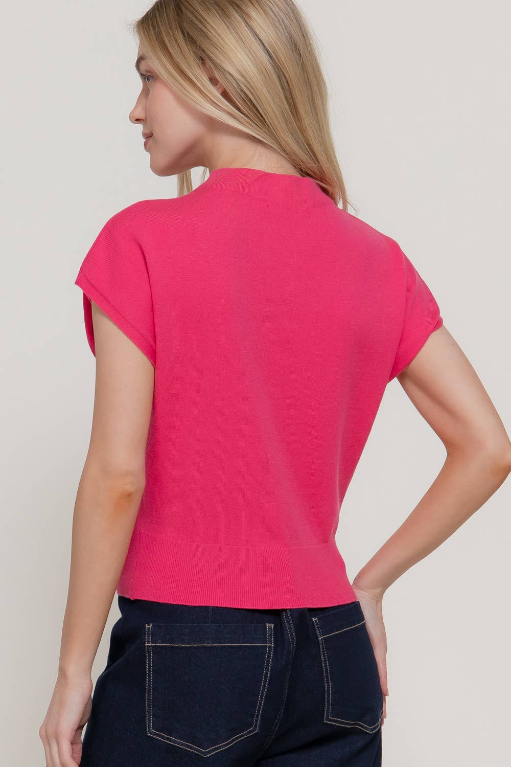 THE TAYLOR MOCK SWEATER TOP