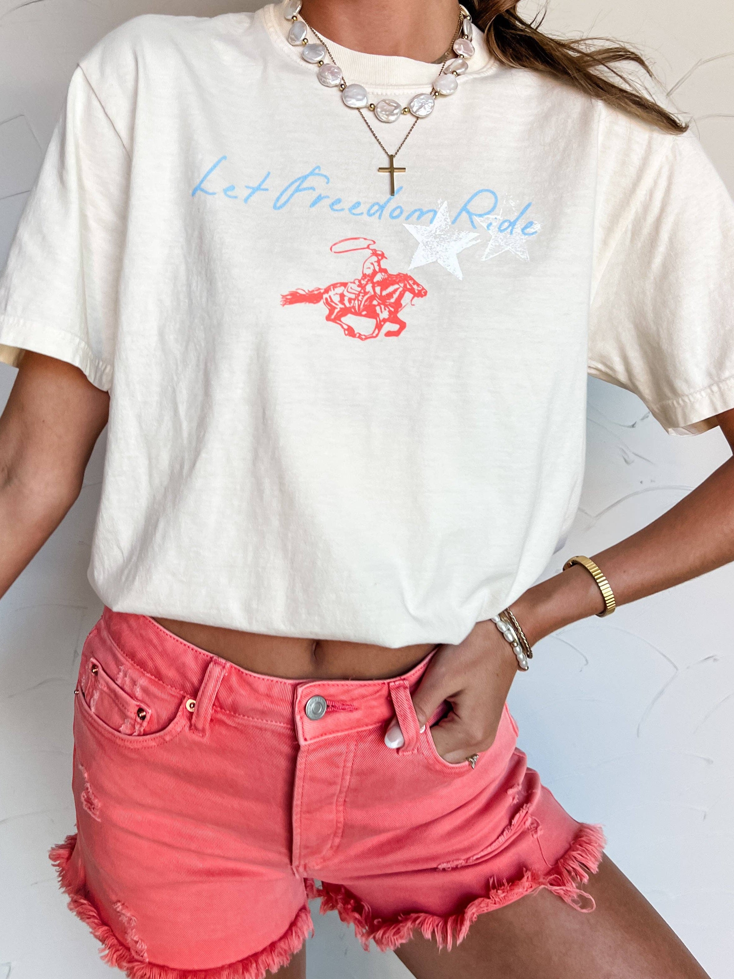 LET FREEDOM RIDE TEE